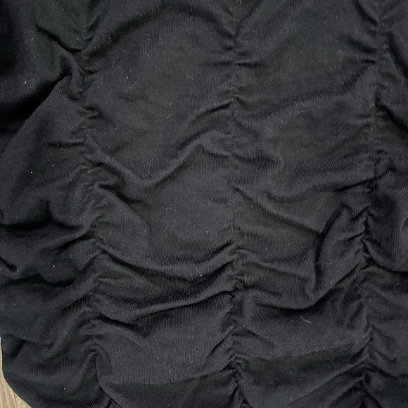 Alison Sheri Black Lace Long Sleeve Top M | Elegant Floral Design - Picture 4 of 7